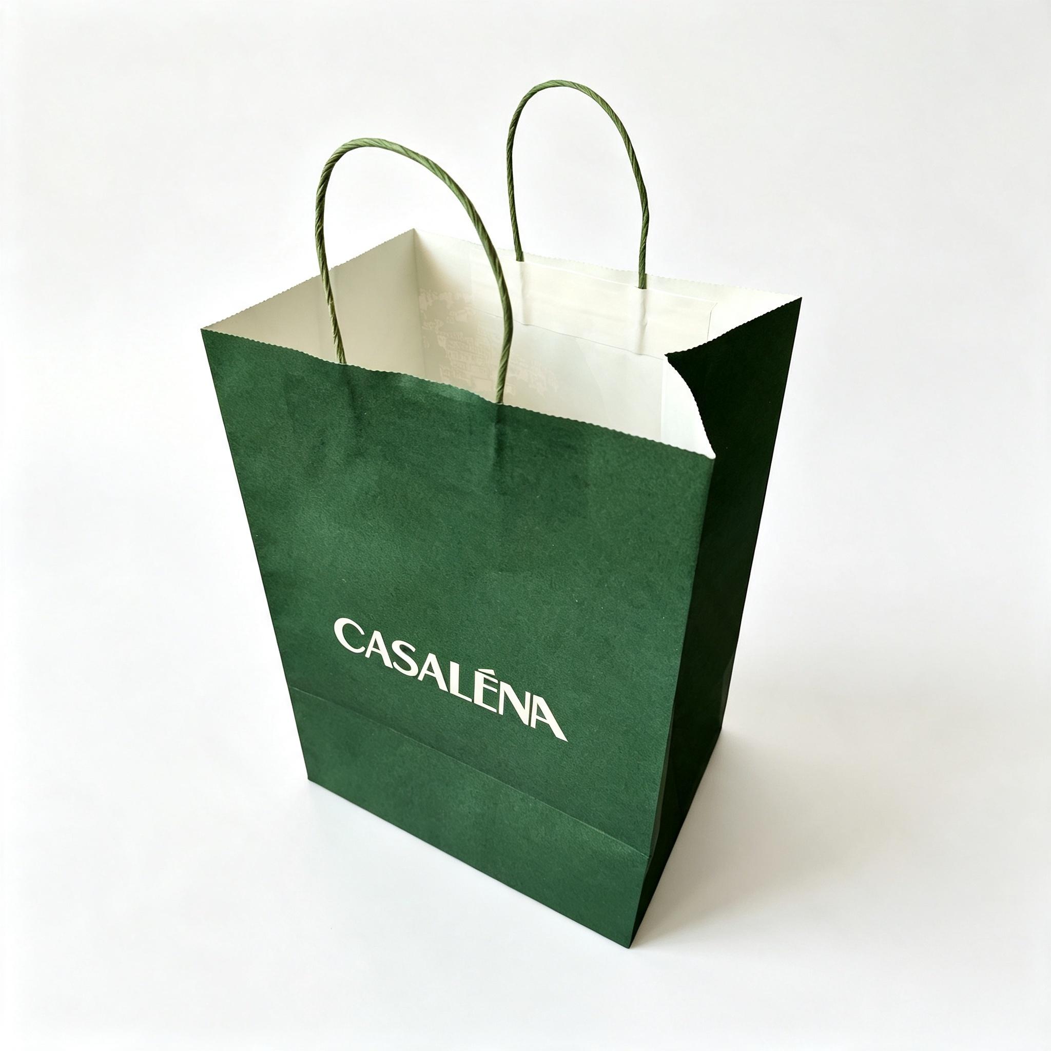 Spot UV Customized Paper Bag for Brand Promotion