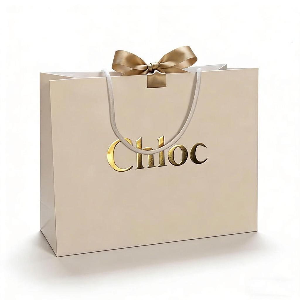 Premium Rigid Bottom Shopping Bag with Twisted Paper Handle