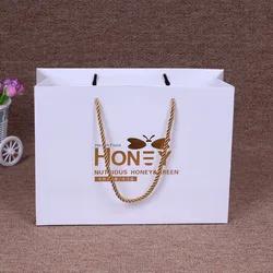 Premium Rigid Bottom Shopping Bag with Twisted Paper Handle - Large 30x11x36cm
