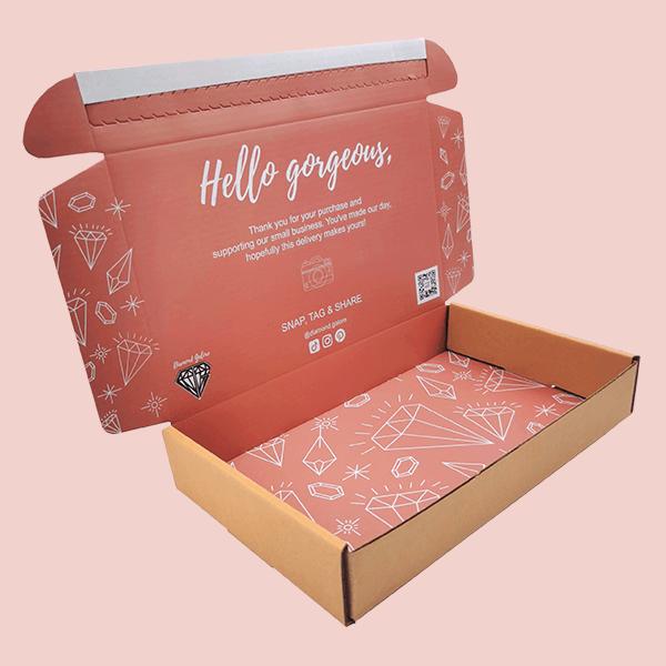 Tamper-Evident Airplane Mailer Box - Small 24x18x8cm