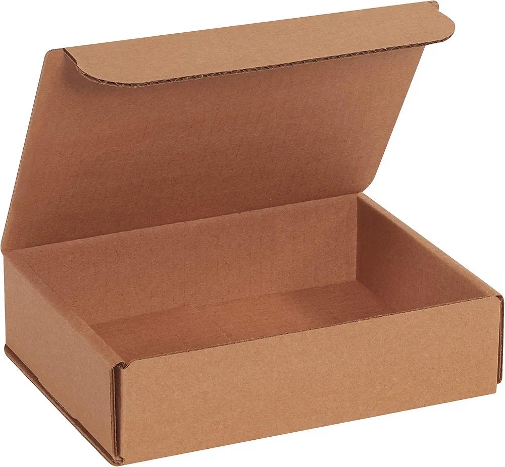 One-Piece Corrugated Mailer Box with Tear Strip - Small 24x18x8cm