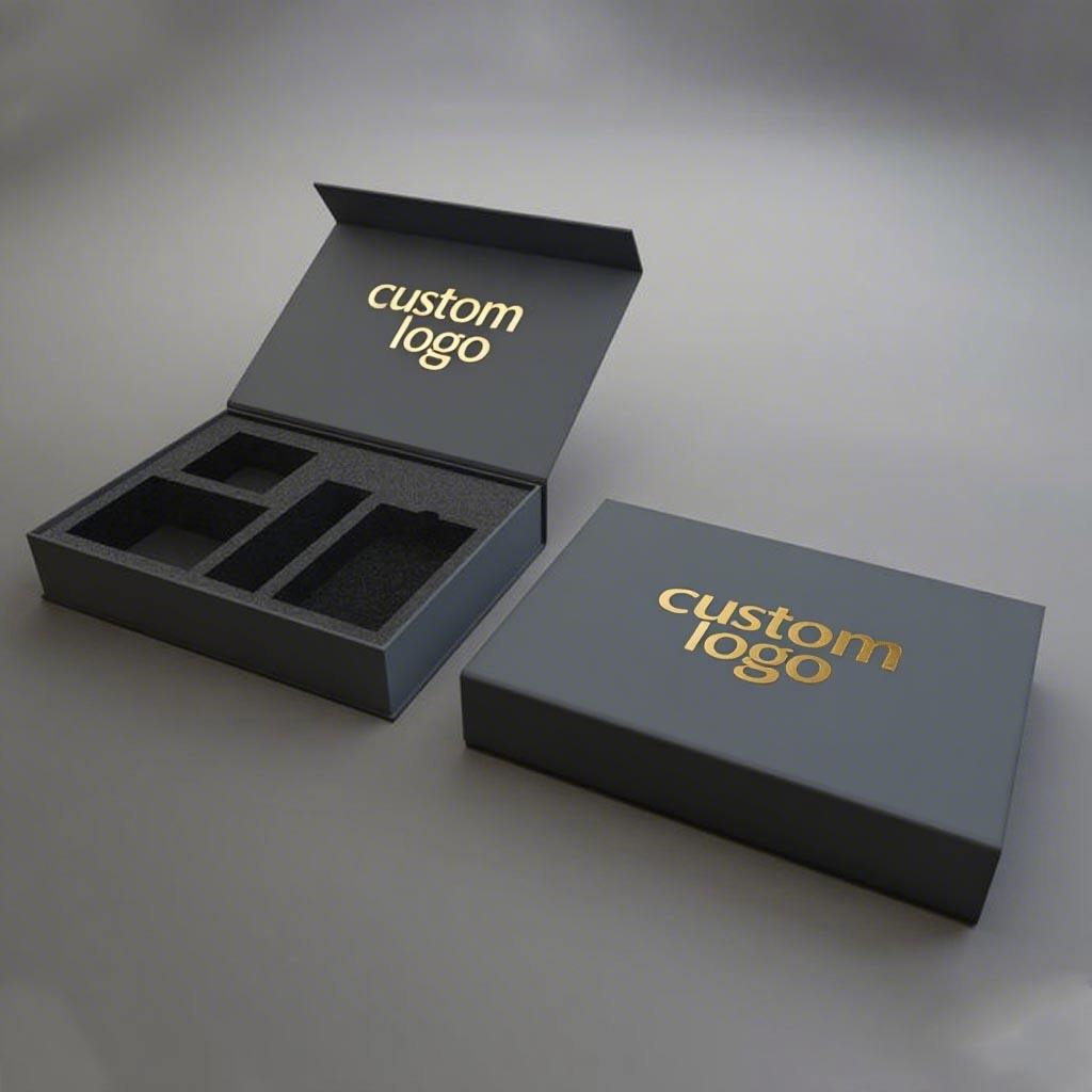 Luxury Rigid Box with Embossed Lid for Perfume - Extra Large 32x24x12cm