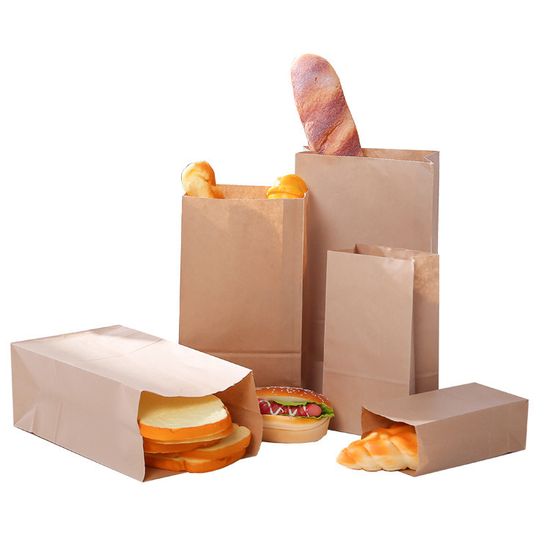 Greaseproof Flat Bottom Takeaway Bag - Large 30x11x36cm