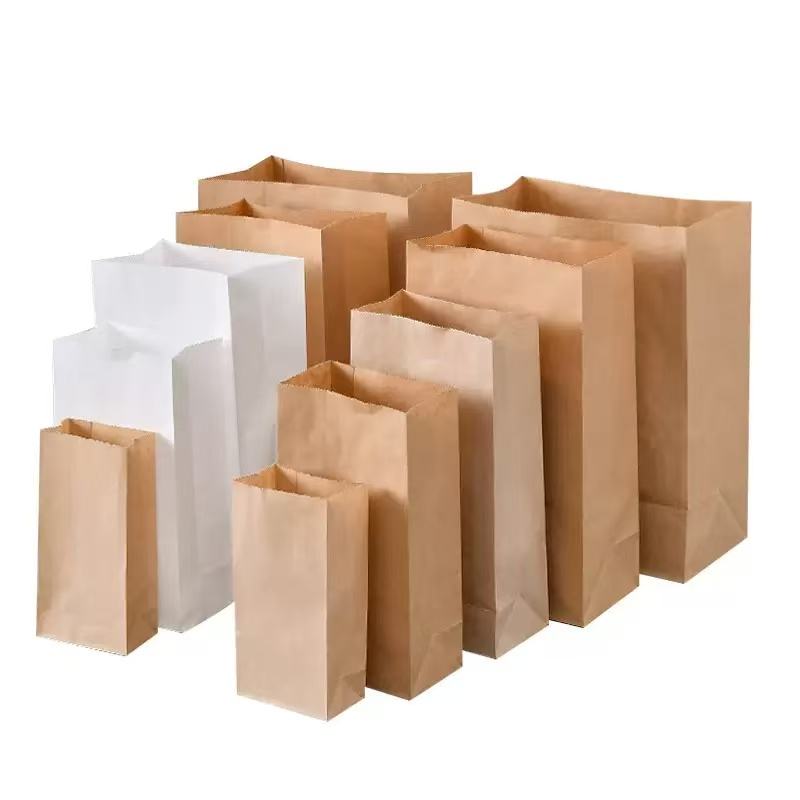 SOS Kraft Food Bag with Twisted Handle - Small 26x10x32cm