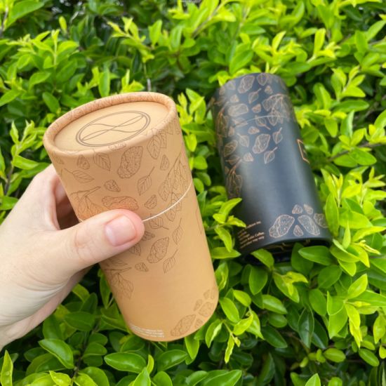 Essential Oil Paper Tube with Bamboo Lid - Large 80x160mm
