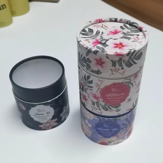 Candle Packaging Paper Tube with Gold Foil - Extra Large 100x180mm