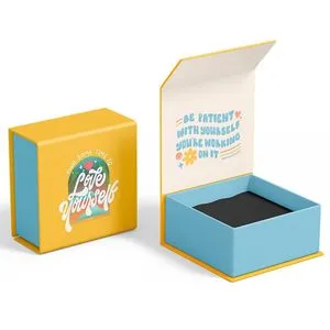 Folding Box with Love Yourself Print - Extra Large 32x24x12cm