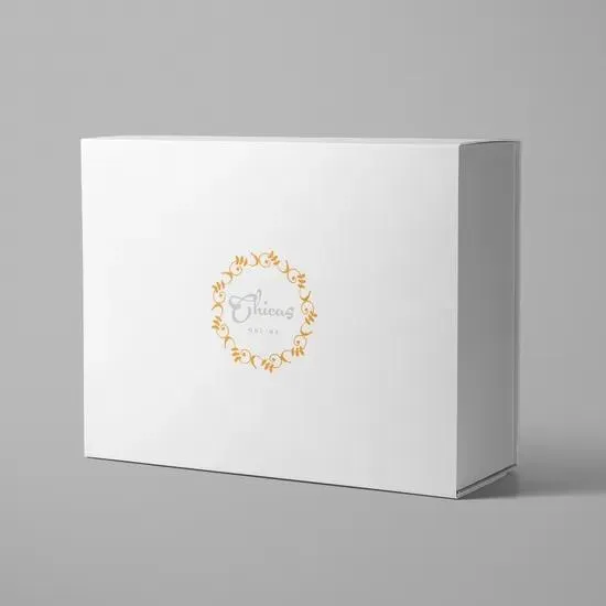 Folding Box with Floral Design - Extra Large 32x24x12cm