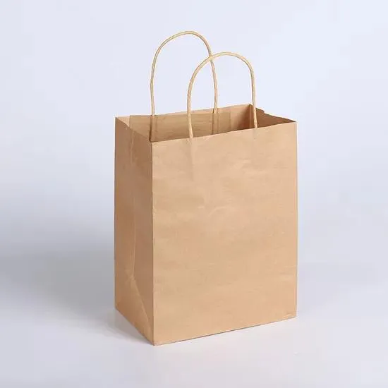 Kraft Paper Bag with Paper Rope Handles - Extra Large 34x13x40cm