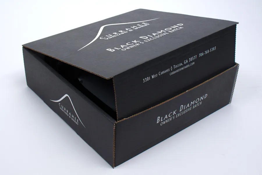 Corrugated Mailer Box with Black Print
