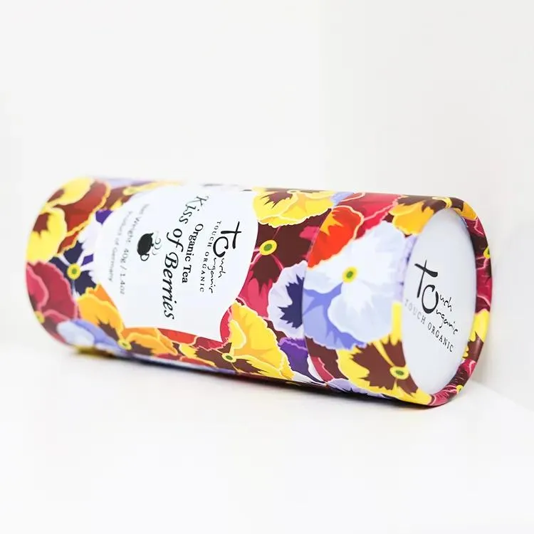 Kraft Paper Tube with Coffee - Small 75x150mm
